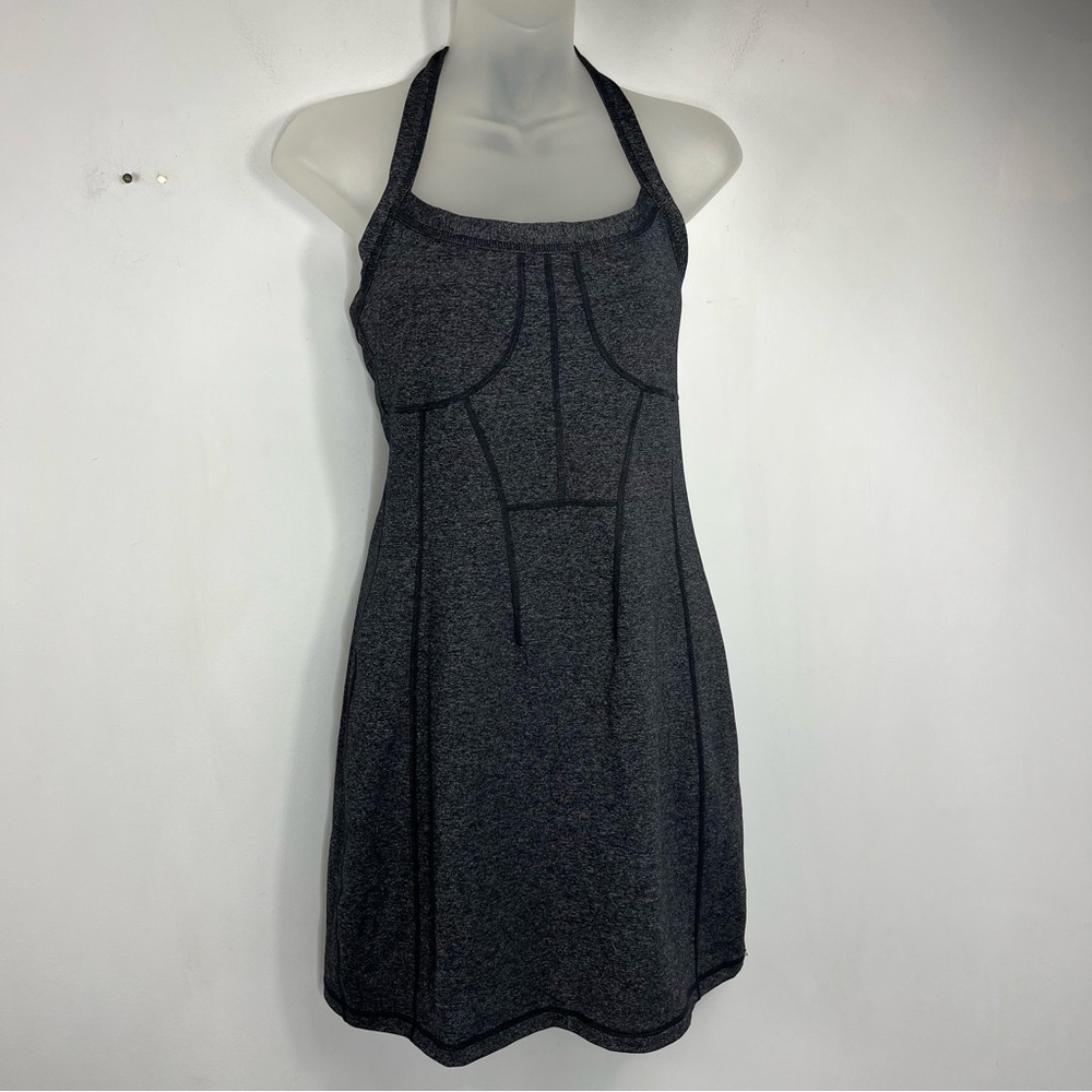 Athleta Size 4P Grey Halter Tennis Active Leisure Dress XX6